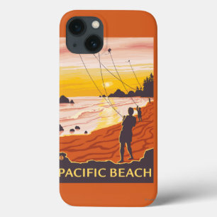 Coques Pour iPhone Beach & Kites - Pacific Beach, Washington