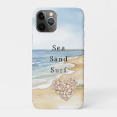 Coques Case-Mate iPhone Beach Ocean Sea Shells Heart (Dos)