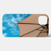 Coques Case-Mate iPhone Beach party blues soleil océan parapluie pop coule (Verso (horizontal))