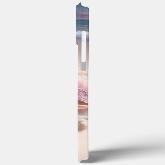 Coques Case-Mate iPhone Beach Shells Fille moderne tendance Nom personnali (Verso / Gauche)