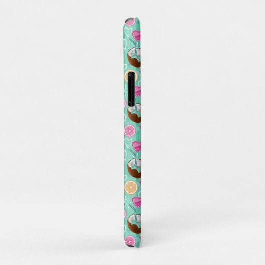Coques Case-Mate iPhone Beach Summer Pattern  (Dos/Droite)