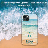 Coques Case-Mate iPhone Beach Therapy I Ocean Summer Vibes Monogramme