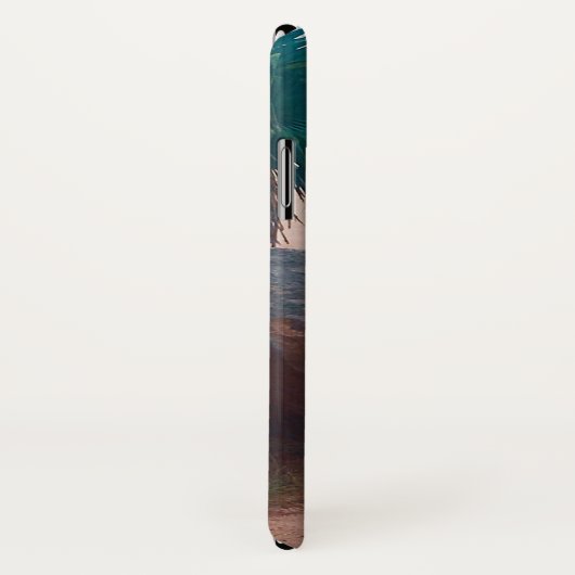 Coques Case-Mate iPhone Beach Wave Surf et un vélo (Dos/Droite)