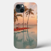 Coques Case-Mate iPhone Beaches tropicales | Maldives Tropical Beach & Poo (Verso)