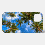 Coques Case-Mate iPhone Beaches tropicales | Palm Trees on Blue Sky (Verso (horizontal))