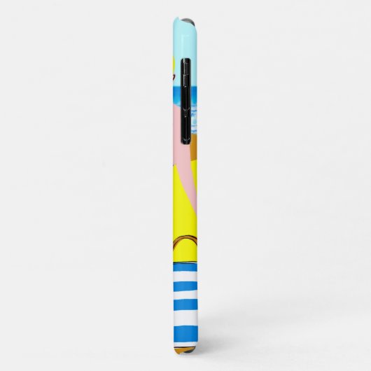 Coques Case-Mate iPhone Beachy Keen - Jaune (Dos/Gauche)