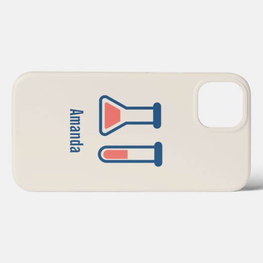 Coques Case-Mate iPhone Beaker & Test Tube Science Themed (Verso (horizontal))