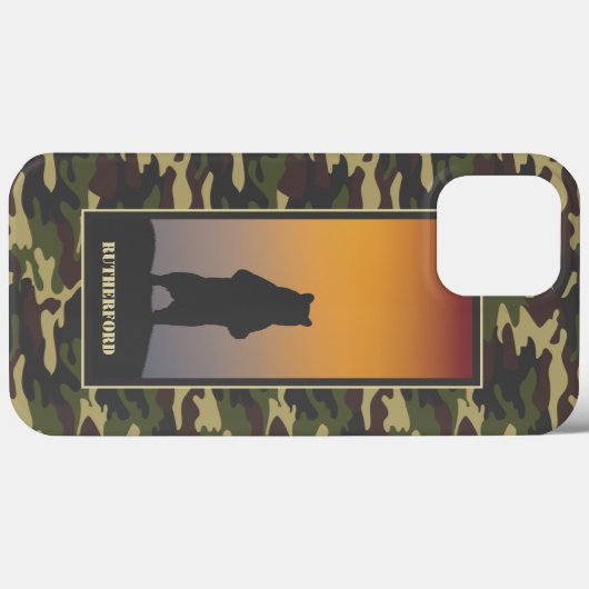 Coques Case-Mate iPhone Bear Standing et Camo (Verso (horizontal))