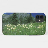 Coques Case-Mate iPhone Beargrass au lac Eunice, Mt Rainier NP, WA, (Dos (Horizontal))