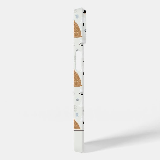 Coques Case-Mate iPhone Bears mignonne dans le Motif Woods (Verso / Droite)