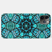 Coques Case-Mate iPhone Beau Aqua Turquoise Turquoise Ethnic Mosaic Art (Dos (Horizontal))