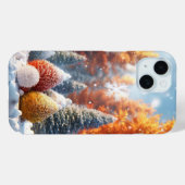 Coques Case-Mate iPhone Beau arbre d'automne en hiver (Verso (horizontal))