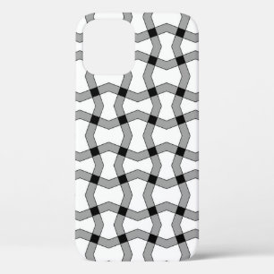 Case-Mate iPhone Case Beau arrière - plan ornemental abstrait, noir, g