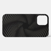 Coques Case-Mate iPhone Beau art de ligne géométrique fond abstrait (Verso (horizontal))