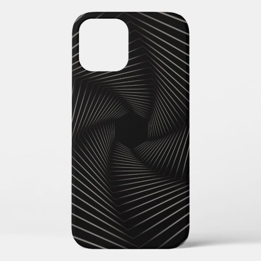 Coques Case-Mate iPhone Beau art de ligne géométrique fond abstrait (Verso)