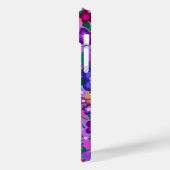 Coques Case-Mate iPhone Beau Art Floral rose vif violet (Verso / Gauche)