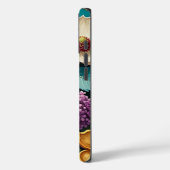 Coques Case-Mate iPhone Beau Art Floral Vibrant (Verso / Gauche)