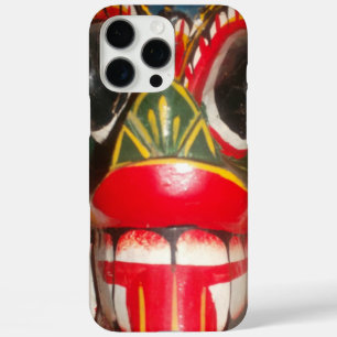 iPhone 16 Pro Max Case Beau art traditionnel sri-lankais de masques de fe
