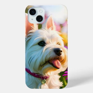 Coque iPhone 15 Mini Beau Beau Westie Terrier Chien Chien Chien Chien C