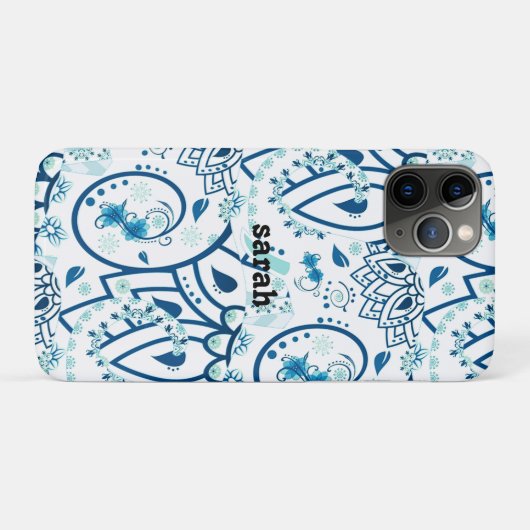 Coques Case-Mate iPhone Beau Bleu cool (Dos (Horizontal))