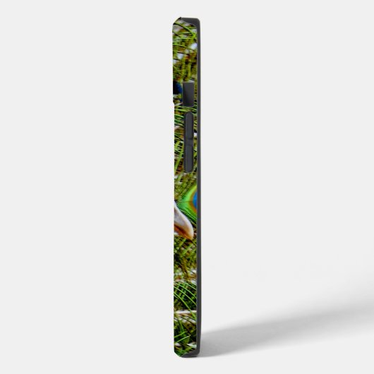 Coques Case-Mate iPhone Beau Bleu Vert Peacock Oiseau Joli (Verso / Gauche)