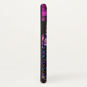 Coques Case-Mate iPhone Beau cas de motif en verre souillé de pourpre (Dos/Droite)