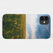 Coques Case-Mate iPhone beau champ de fleurs de soleil avec ciel bleu nuag (Dos (Horizontal))