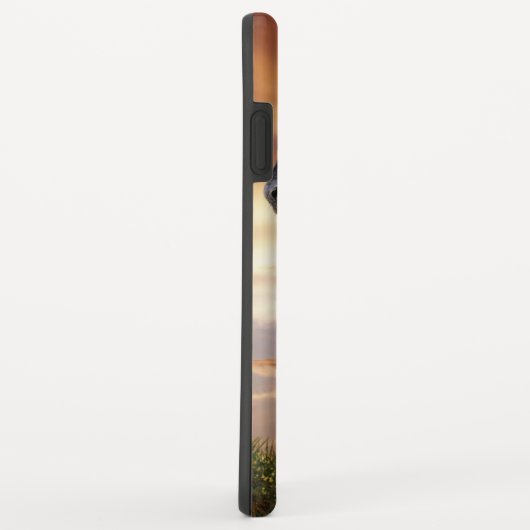 Coques Case-Mate iPhone Beau Cheval Noir (Dos/Droite)