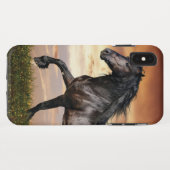 Coques Case-Mate iPhone Beau Cheval Noir (Dos (Horizontal))