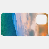 Coques Case-Mate iPhone Beau ciel, nuages rouges (Verso (horizontal))