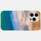 Coques Case-Mate iPhone Beau ciel, nuages rouges (Verso (horizontal))