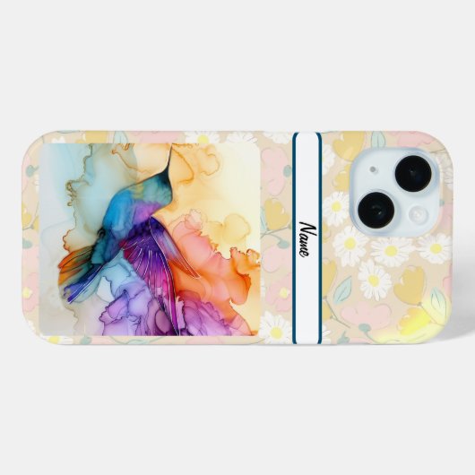 Coques Case-Mate iPhone Beau colibri (Verso (horizontal))