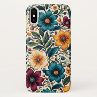 Case-Mate iPhone Case Beau coloré Vibrant Ressort modèle floral
