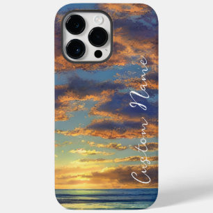 Coque Pour Pour iPhone 14 Pro Max Beau coucher de soleil sur la plage aux Bahamas