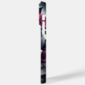 Coques Case-Mate iPhone Beau crâne Rose foncé et gothique (Verso / Gauche)