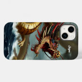 Coques Case-Mate iPhone Beau Dragon (Verso (horizontal))