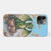 Coques Case-Mate iPhone Beau dragon vert (Dos (Horizontal))