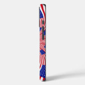 Coques Case-Mate iPhone Beau drapeau américain Extraordinaire Kaleidoscope (Verso / Gauche)