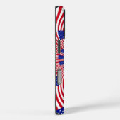 Coques Case-Mate iPhone Beau drapeau américain Extraordinaire Kaleidoscope (Verso / Droite)