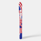 Coques Case-Mate iPhone Beau drapeau américain Extraordinaire Kaleidoscope (Verso / Gauche)