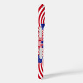 Coques Case-Mate iPhone Beau drapeau américain Extraordinaire Kaleidoscope (Verso / Droite)