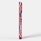 Coques Case-Mate iPhone Beau drapeau américain Extraordinaire Kaleidoscope (Verso / Droite)