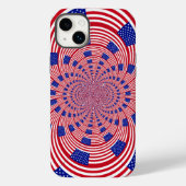 Coques Case-Mate iPhone Beau drapeau américain Extraordinaire Kaleidoscope (Verso)