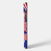 Coques Case-Mate iPhone Beau drapeau américain Extraordinaire Kaleidoscope (Verso / Gauche)