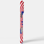 Coques Case-Mate iPhone Beau drapeau américain Extraordinaire Kaleidoscope (Verso / Droite)