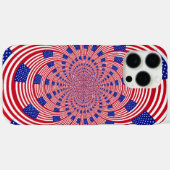 Coques Case-Mate iPhone Beau drapeau américain Extraordinaire Kaleidoscope (Verso (horizontal))