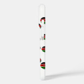 Coques Case-Mate iPhone Beau Drapeau circulaire kenyan : Un design radial (Verso / Gauche)
