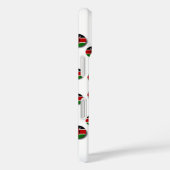 Coques Case-Mate iPhone Beau Drapeau circulaire kenyan : Un design radial (Verso / Droite)