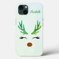 Beau, Étonnant, Reindeer de Noël Coque-Mate