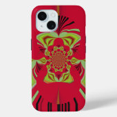 Coques Case-Mate iPhone Beau Extraordinaire Africain rouge Motif Motif (Verso)